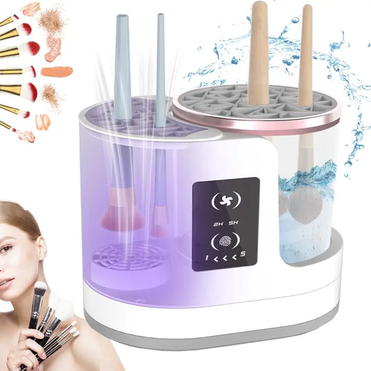 3 IN 1 Electric Makeup Brush Cleaner Machine With Dryer