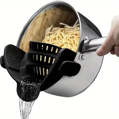 Clip-On Strainer for Pots